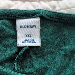 Old Navy Deep Green T-shirt Dress